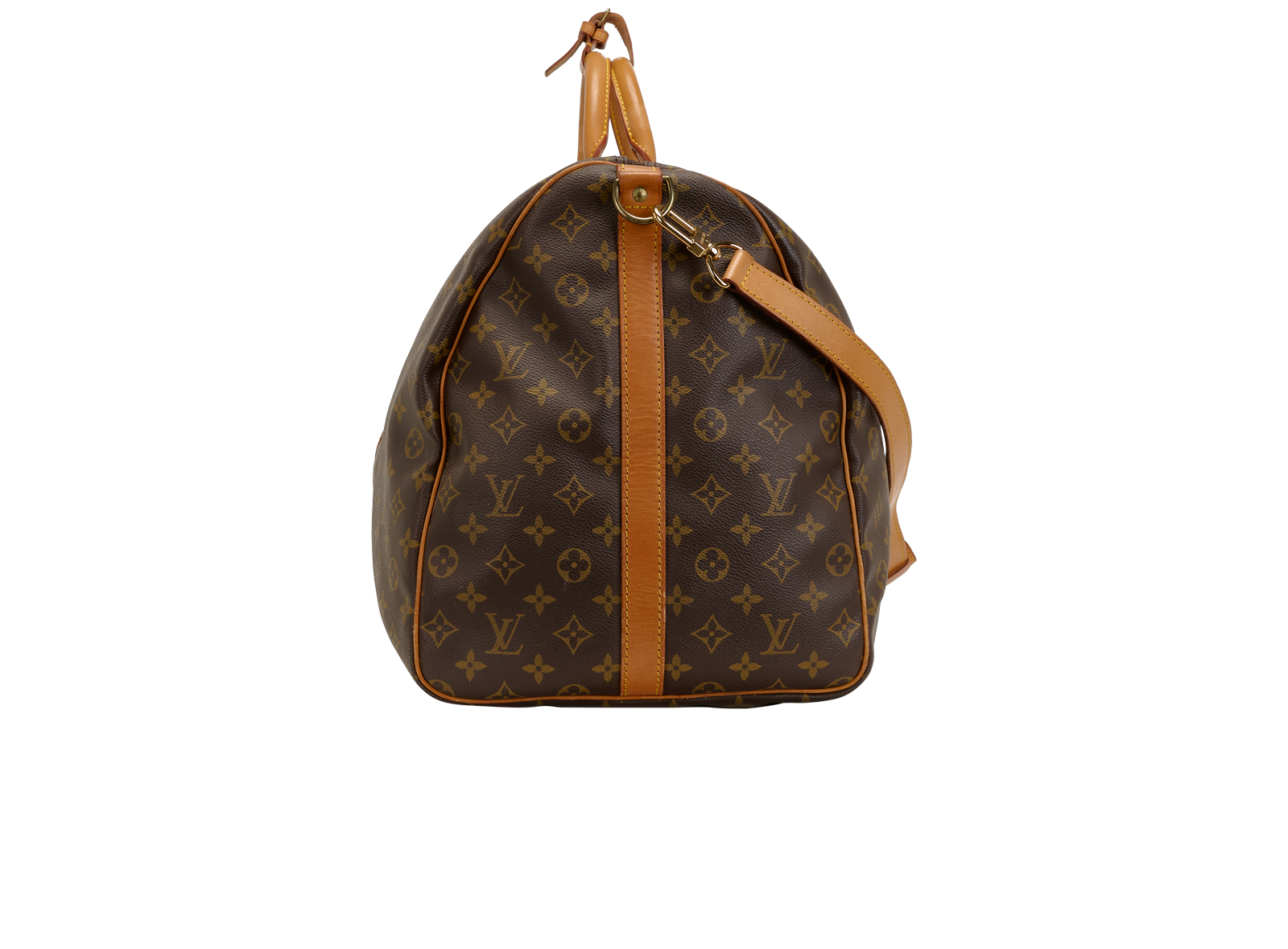 Keepall 60 Bandouliere, &pound;850, Handbags, Brown, Canvas, Bottom view